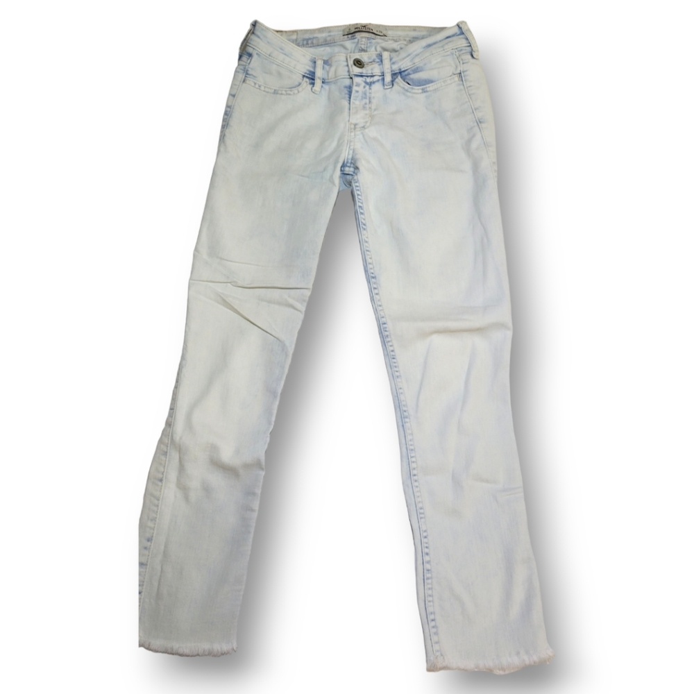 HOLLISTER Light Wash Skinny Ankle Jeans size 24